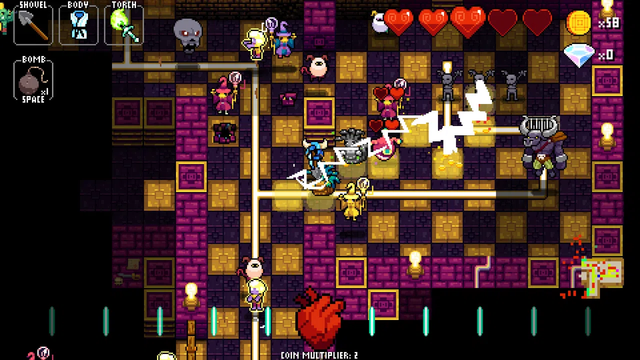 Crypt of the NecroDancer: Shovel Knight Character DLC Screenshot 10