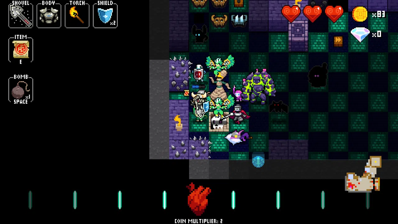 Crypt of the NecroDancer: Shovel Knight Character DLC Screenshot 7