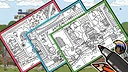 FIND ALL 8: The road to the Maya - Coloring Book Screenshot 0