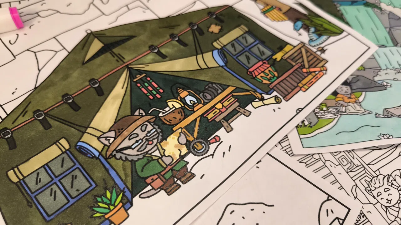 FIND ALL 8: The road to the Maya - Coloring Book Screenshot 7