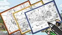 FIND ALL 8: The road to the Maya - Coloring Book Screenshot 1