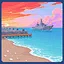 那分辨不清界限的海与天啊... icon