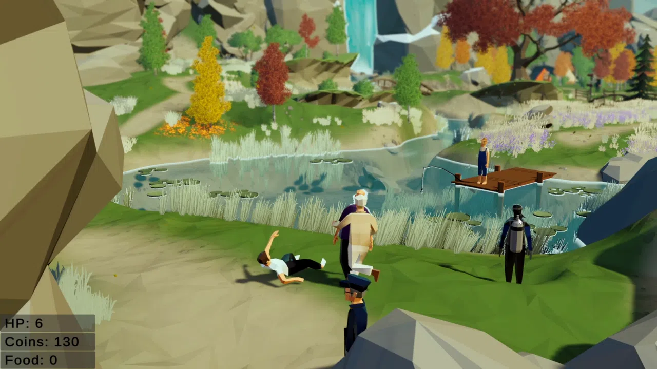 Line Cutter: Bizzare Holiday Rush Screenshot 2