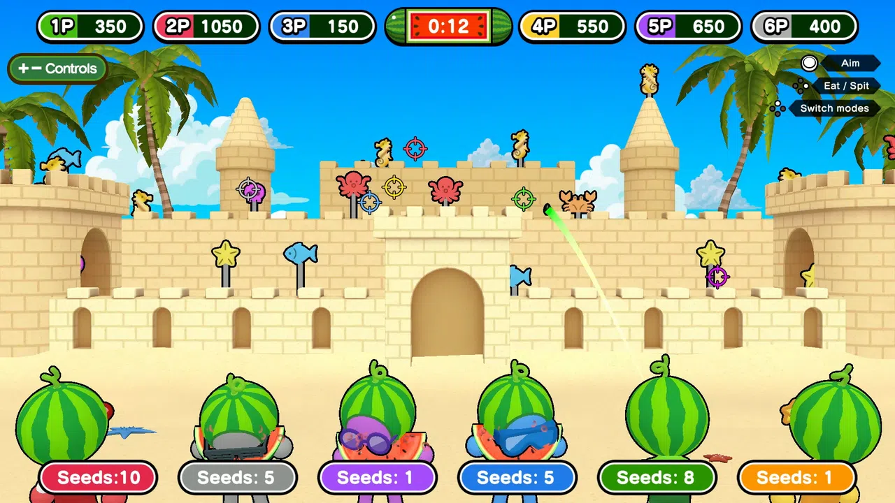 Hit! Spin! Watermelon Party Screenshot 0