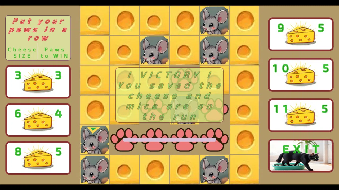 CheeseCatToe Screenshot 2