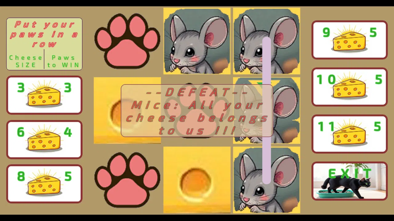 CheeseCatToe Screenshot 0