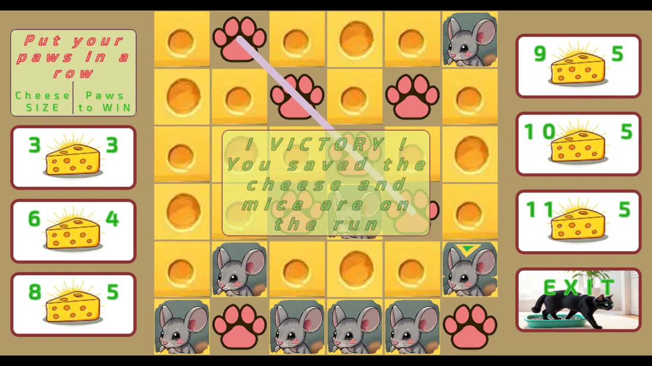 CheeseCatToe Screenshot 1