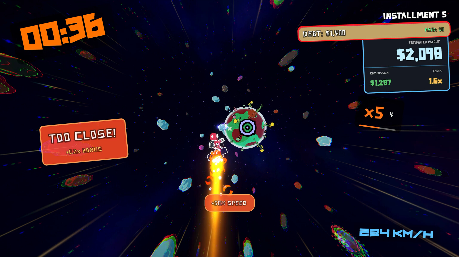 StarDrift Delivery Demo Screenshot 2