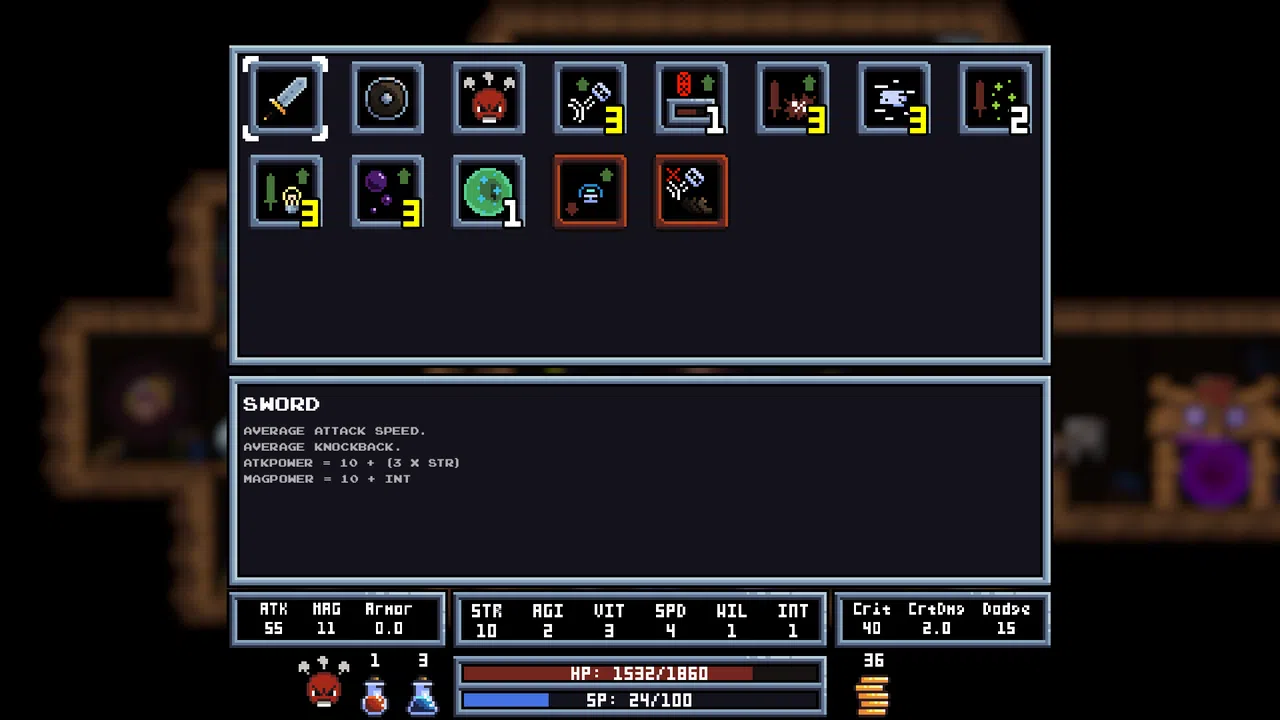 Warrior Mage or Rogue alike Screenshot 5