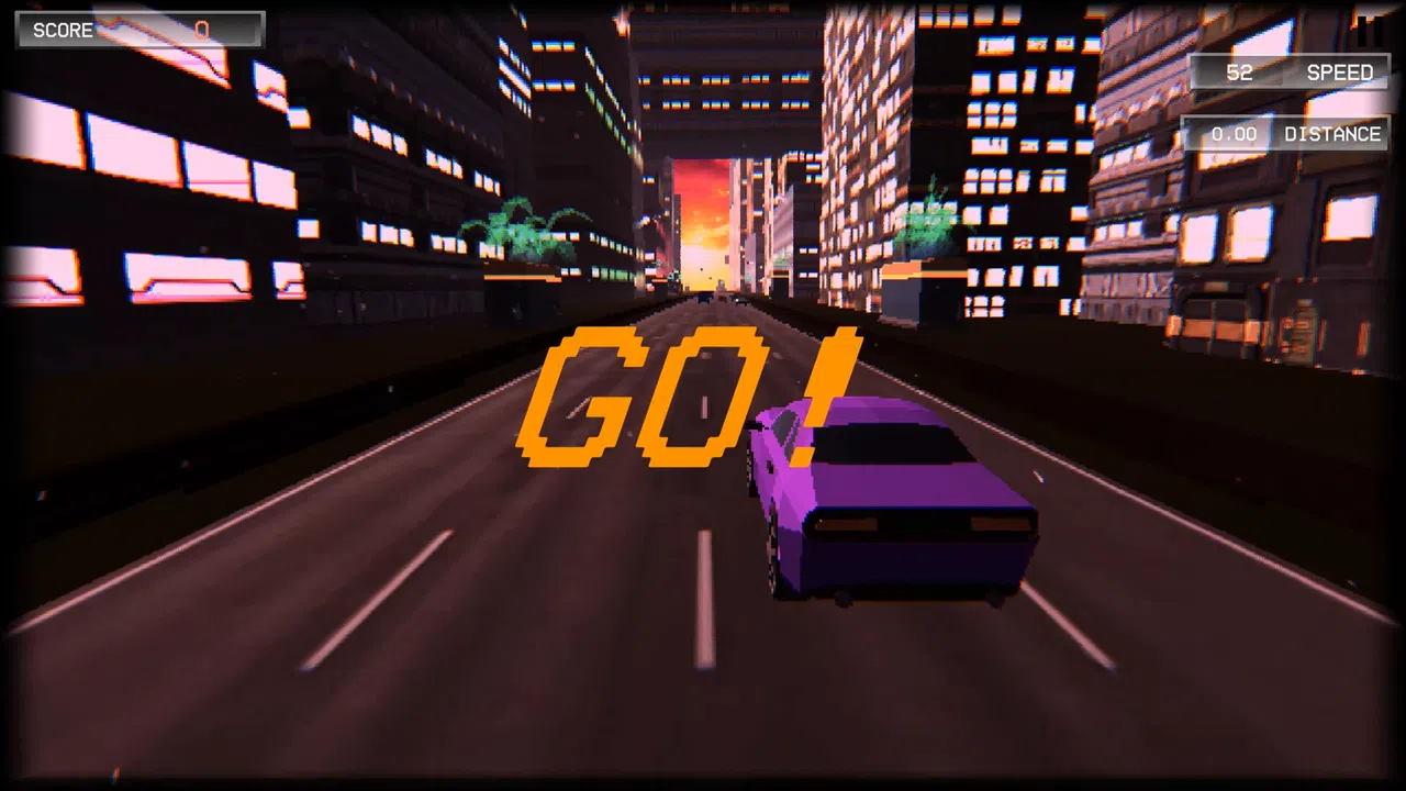 Drift Highway: Retro Console Edition Screenshot 0