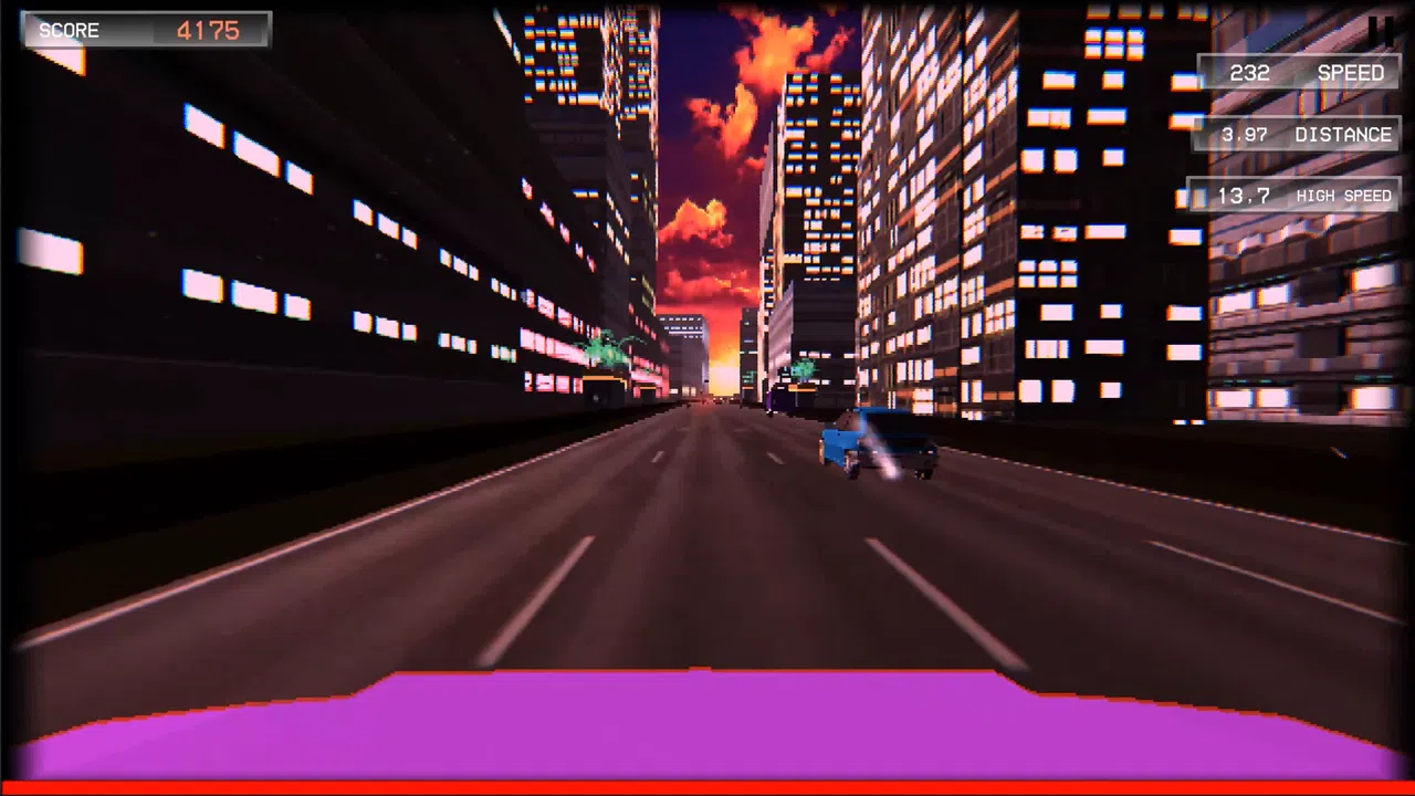 Drift Highway: Retro Console Edition Screenshot 2