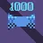 1000 throws