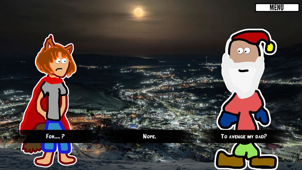 Girl Werewolf Hamlet Saves Christmas Screenshot 1