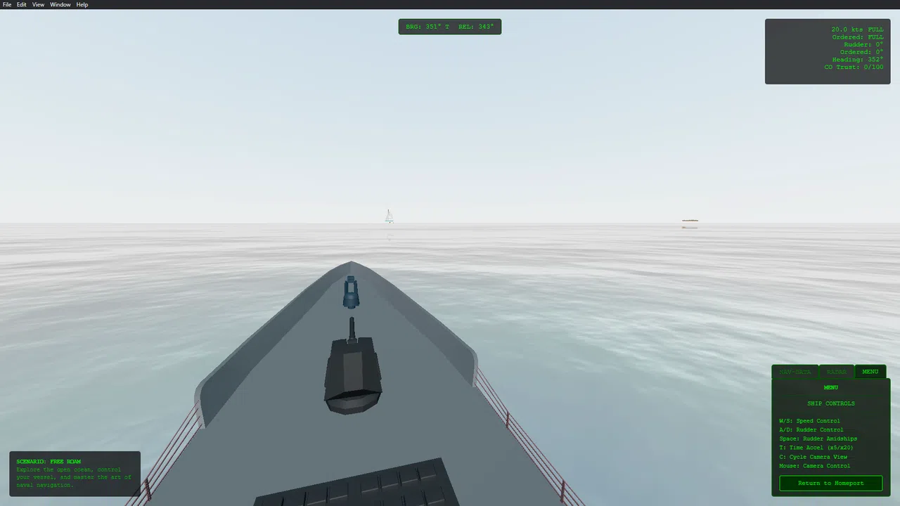Watchstander: Surface Warfare Officer Training Simulator Screenshot 1
