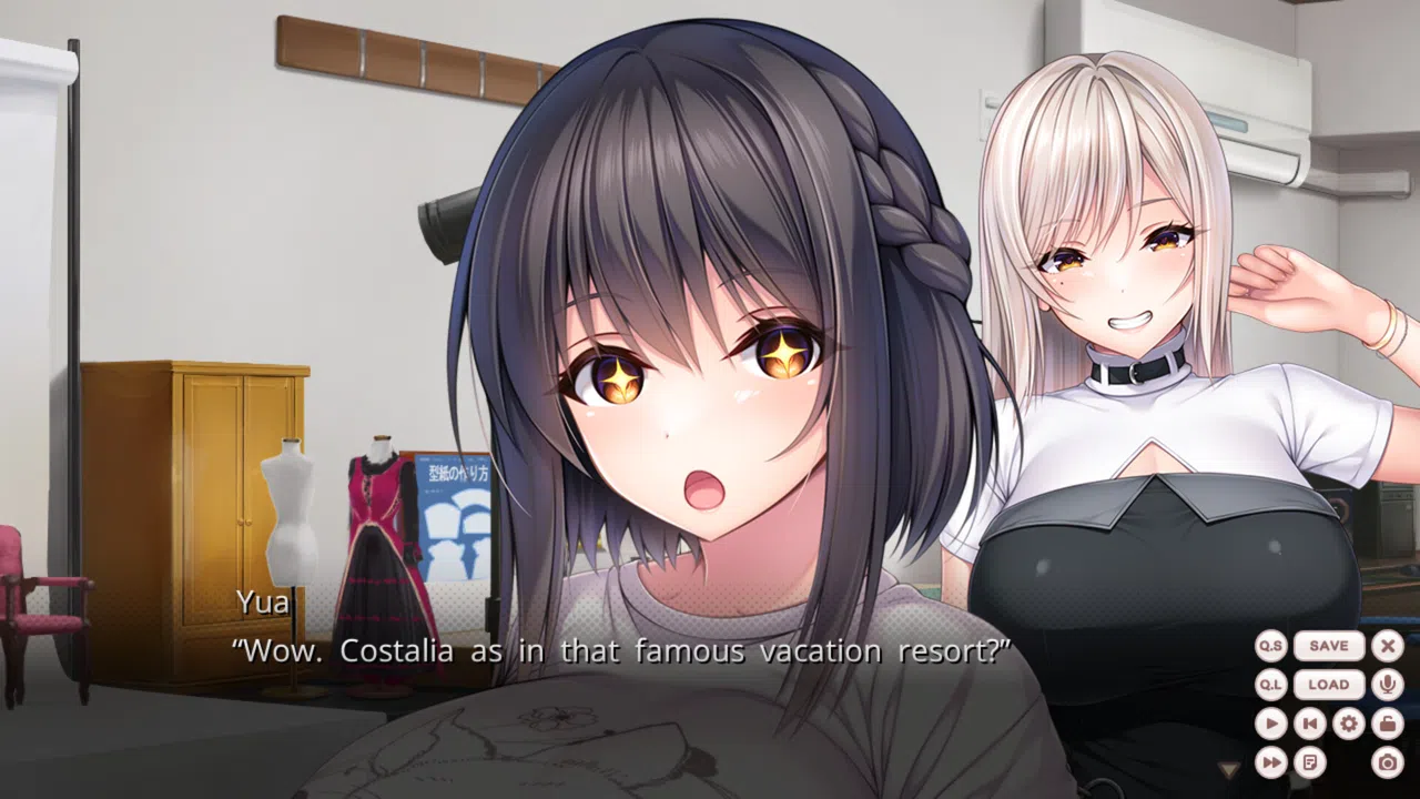 Cosplaying in Costalia: The Tororo Sisters! Screenshot 0