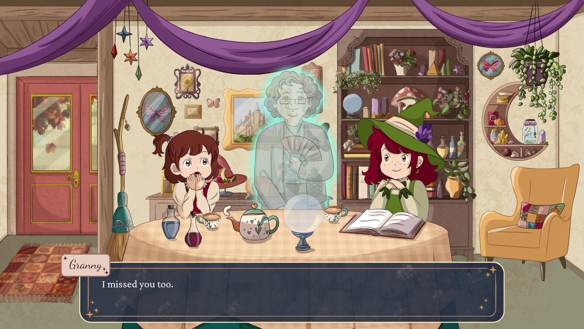 Spirit Talk - Cozy Visual Novel Screenshot 1