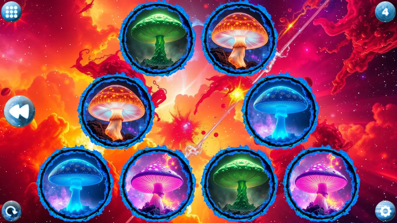 Space Memory: Mushrooms Screenshot 2