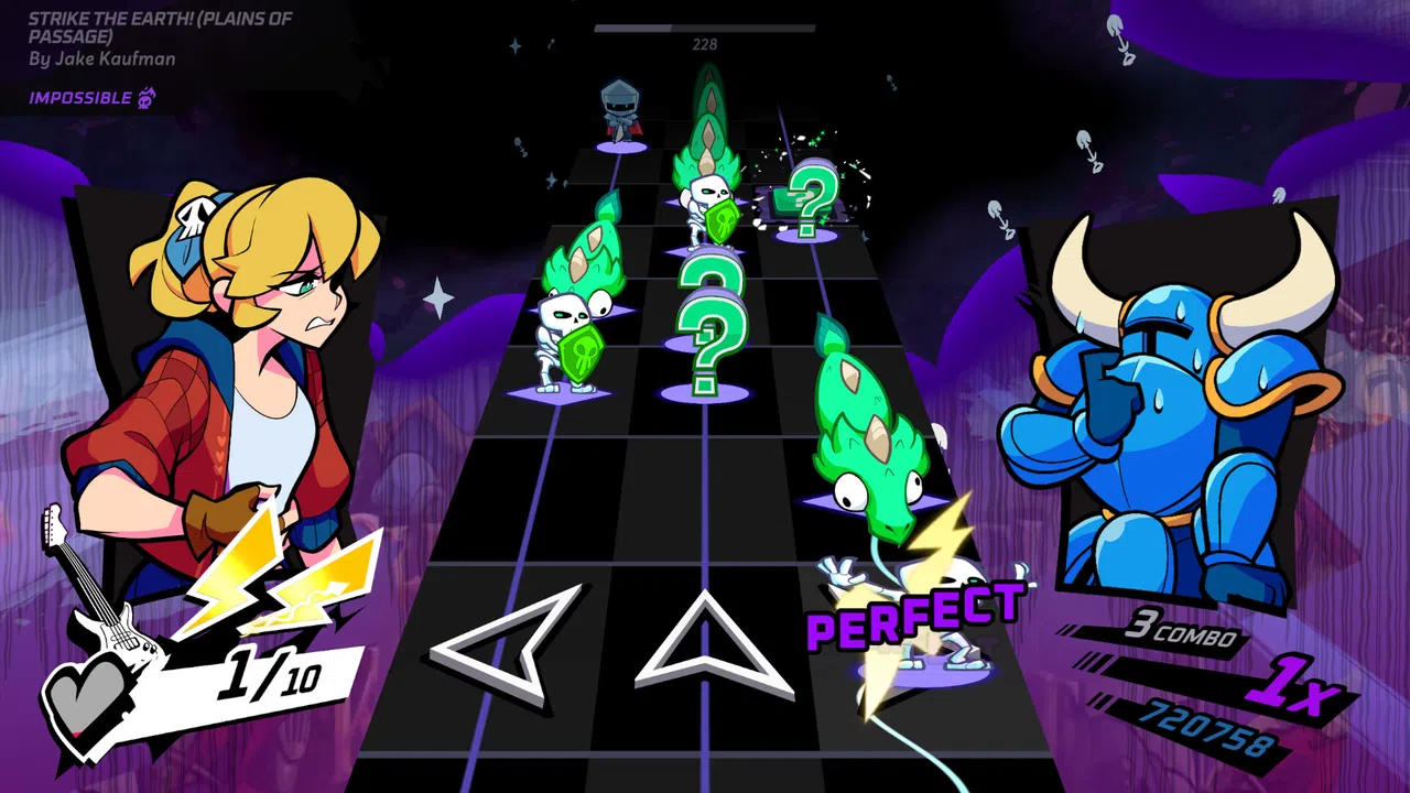 Rift of the NecroDancer: Shovel Knight - "Strike the Earth! (Plains of Passage)" - Jake Kaufman Screenshot 1