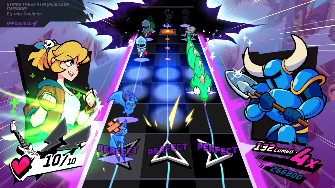 Rift of the NecroDancer: Shovel Knight - "Strike the Earth! (Plains of Passage)" - Jake Kaufman Screenshot 2