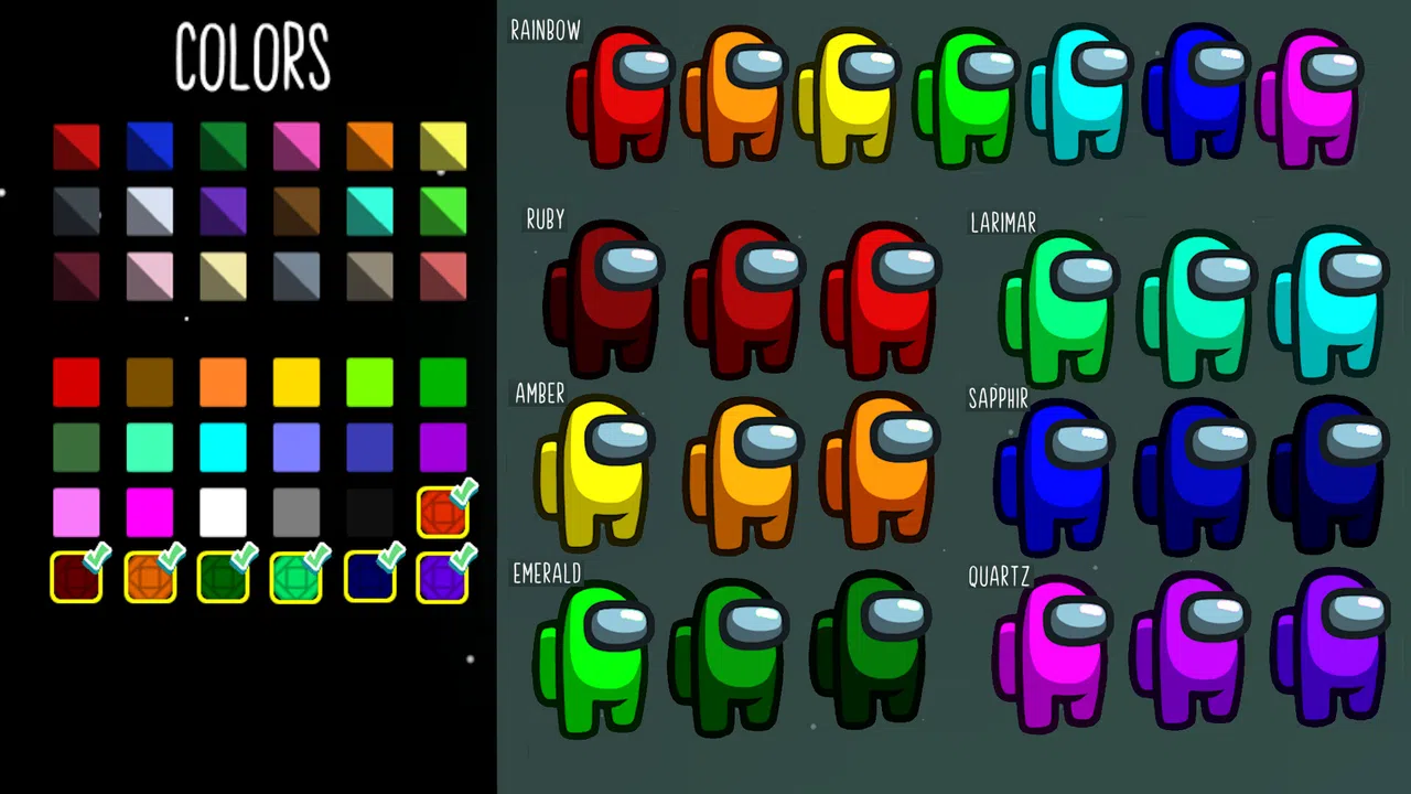 Among Us Ranked - Premium Colors Bundle Screenshot 0