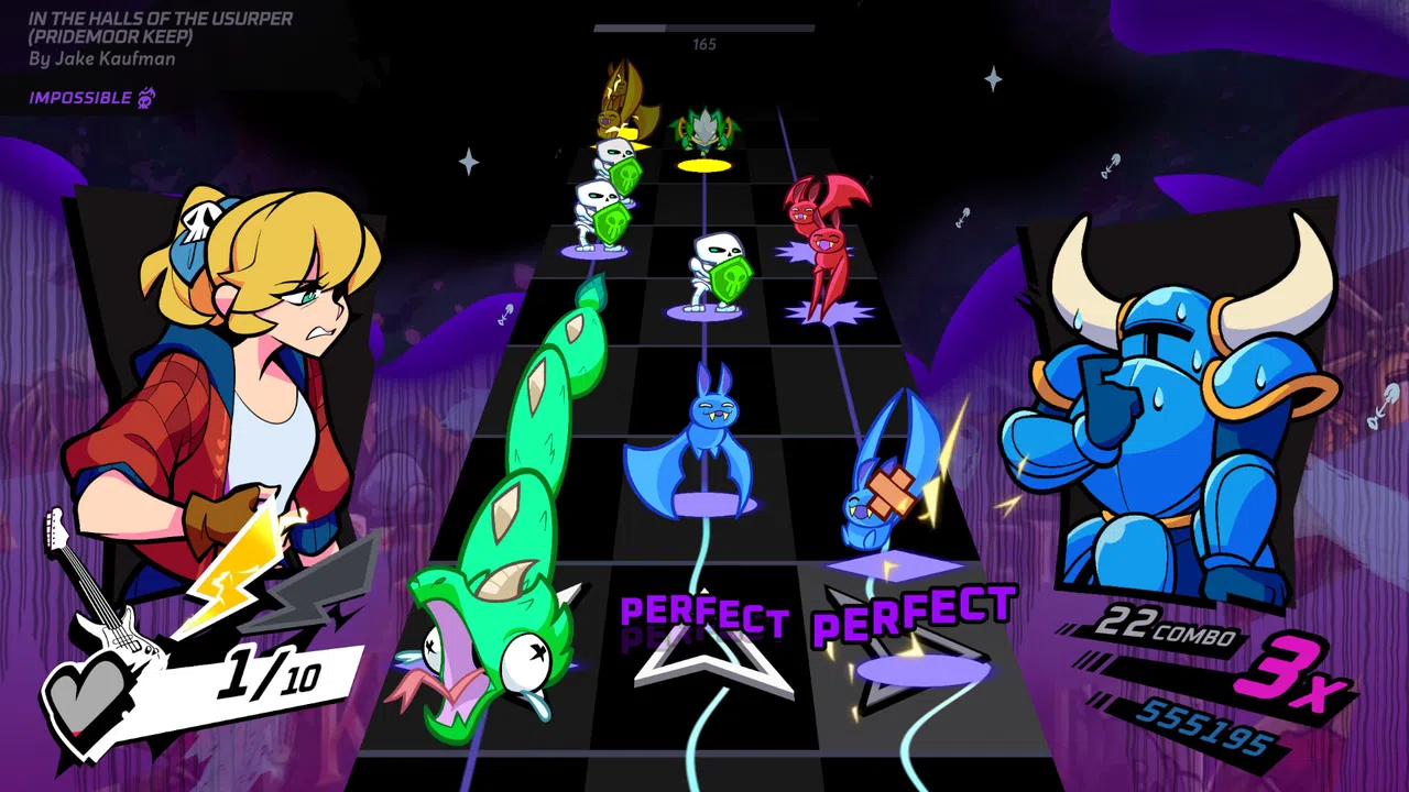Rift of the NecroDancer: Shovel Knight - "In the Halls of the Usurper (Pridemoor Keep)" - Jake Kaufman Screenshot 0