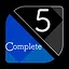 Complete 5 questions icon