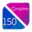 Complete 150 questions icon