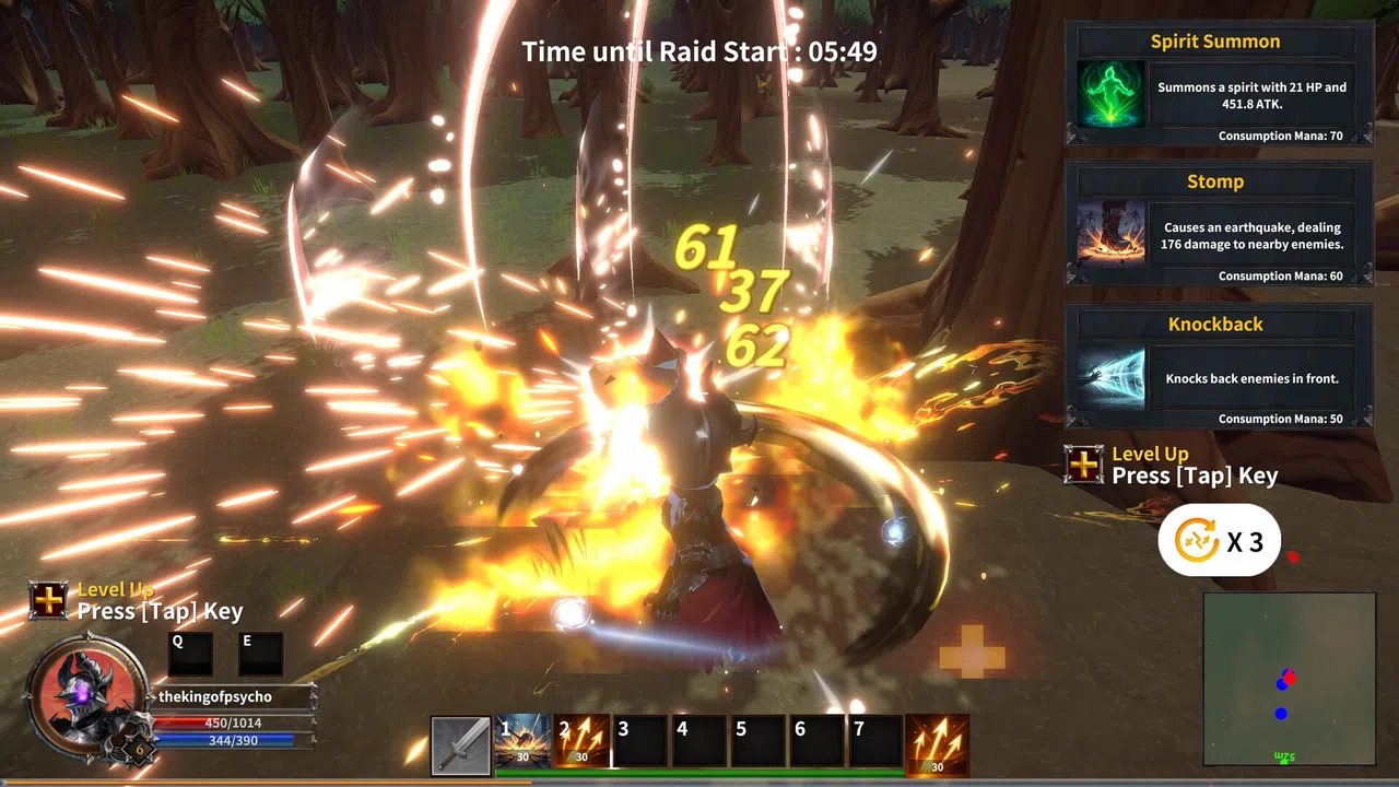Raid One : 1 vs 5 Online Boss Battle Screenshot 1