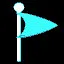 Single Run Distance Diamond icon