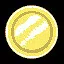 Single Run Coins Gold icon