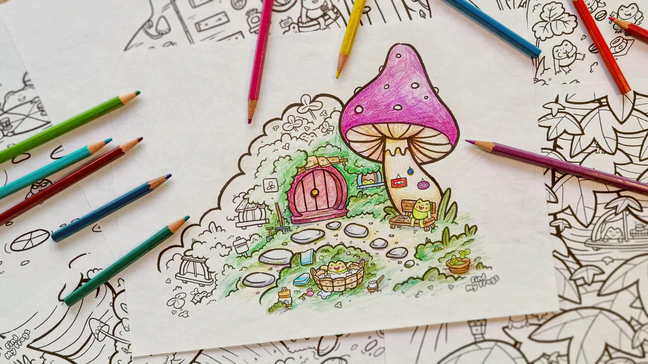 Find My Frogs - Paper Screenshot 2