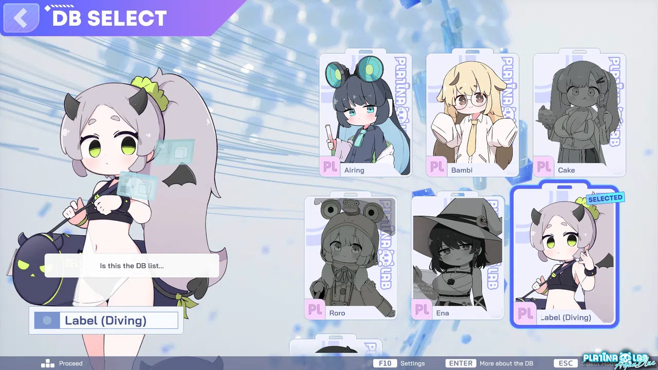 PLATiNA :: LAB - AQUA BLUE Screenshot 1