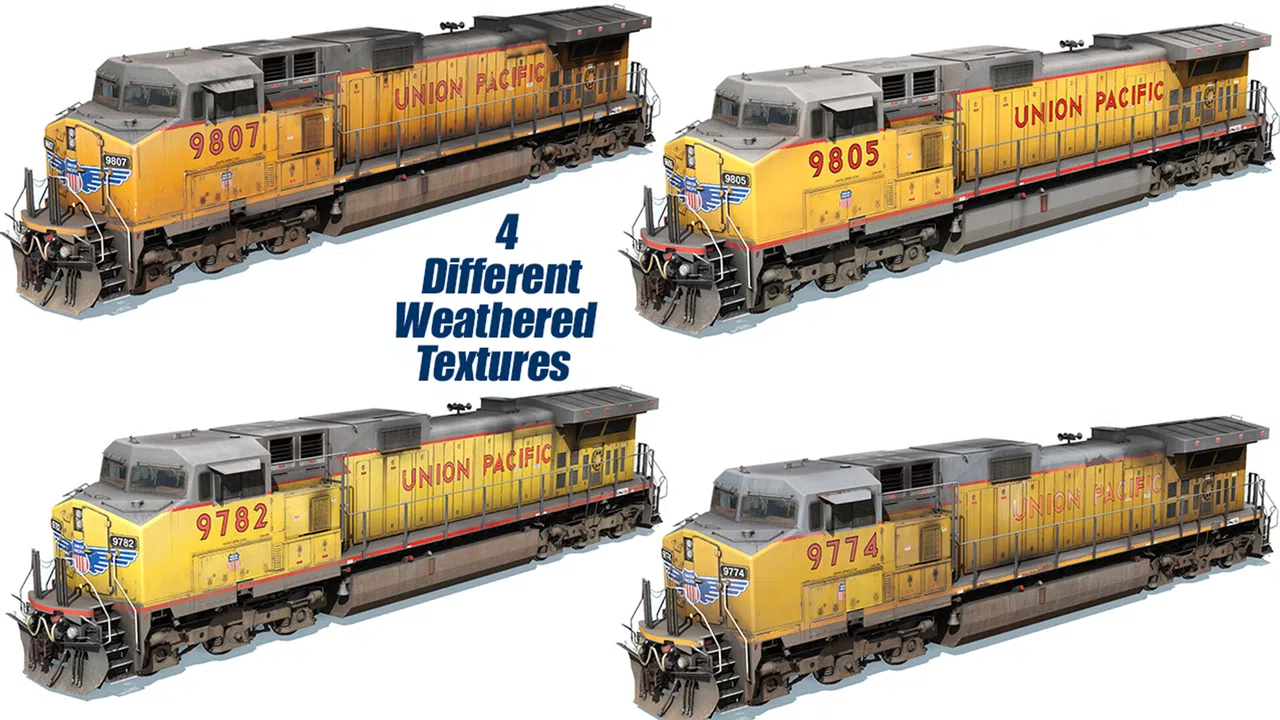 Trainz 2022 DLC - UP C44-9W EX-CNW Repaint 9770-9834 Screenshot 3