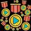 Obtain all gold medal icon