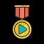 Obtain your first gold medal icon