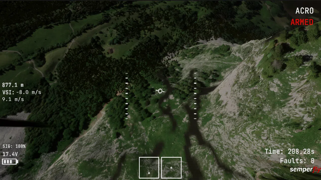 semperfly - fpv drone simulator Screenshot 1