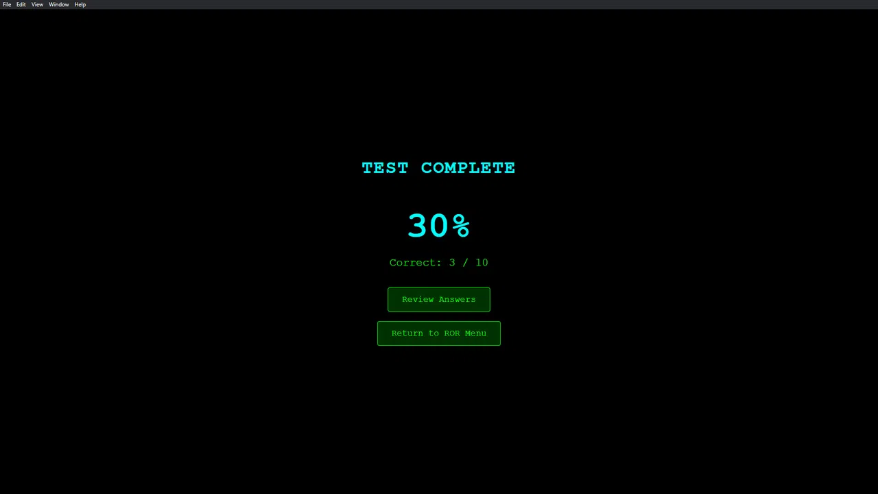 Watchstander: COLREGS/Rules of the Road Training Administrator Screenshot 2