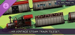 RPG Maker MV - KR Vintage Steam Train Tileset