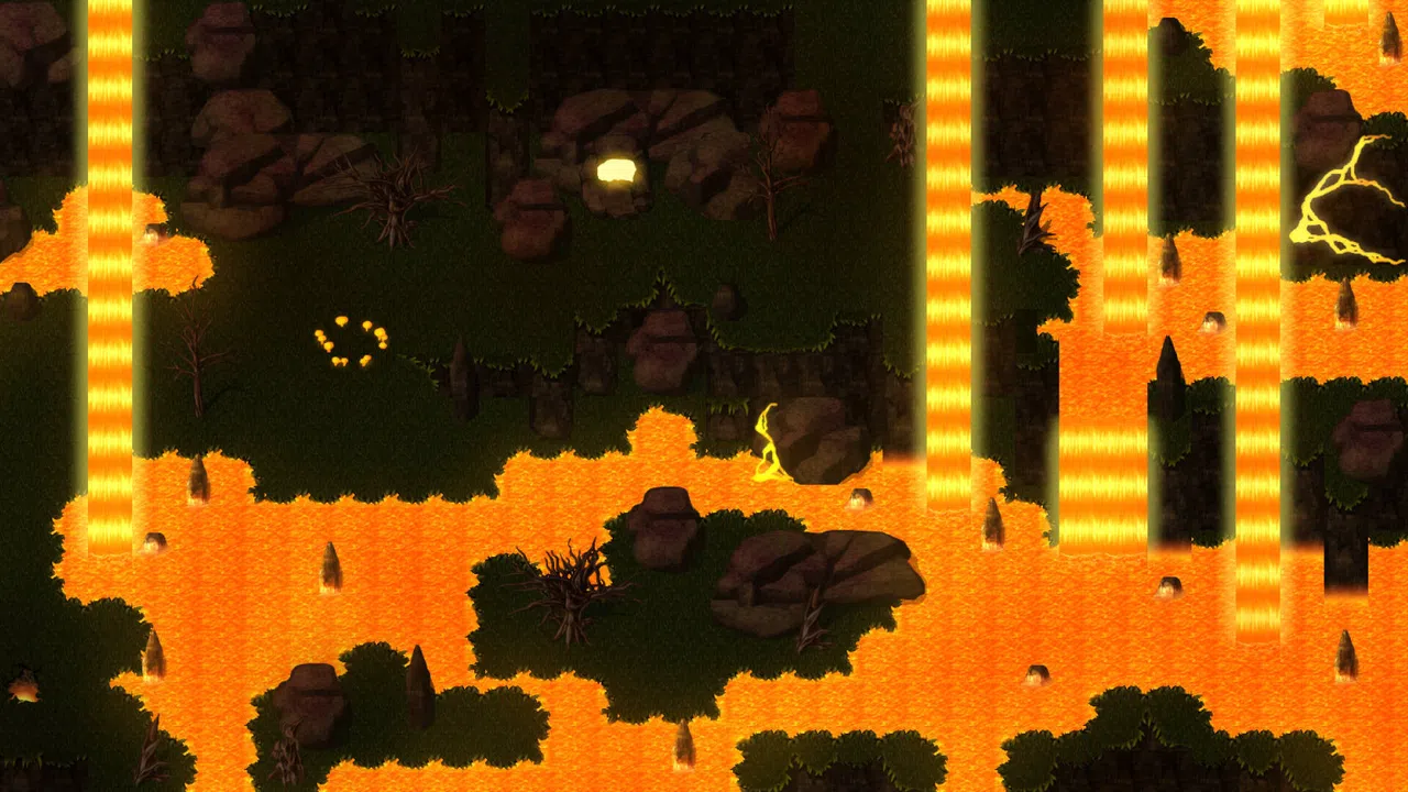 RPG Maker MZ - KR Wrath of the Volcano Tileset Screenshot 5