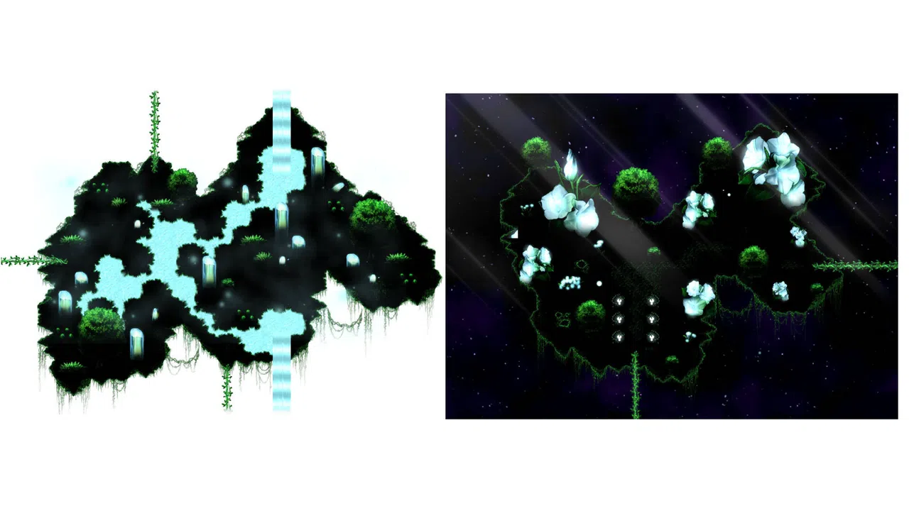 RPG Maker MZ - KR Phosphor Forest Tileset Screenshot 2
