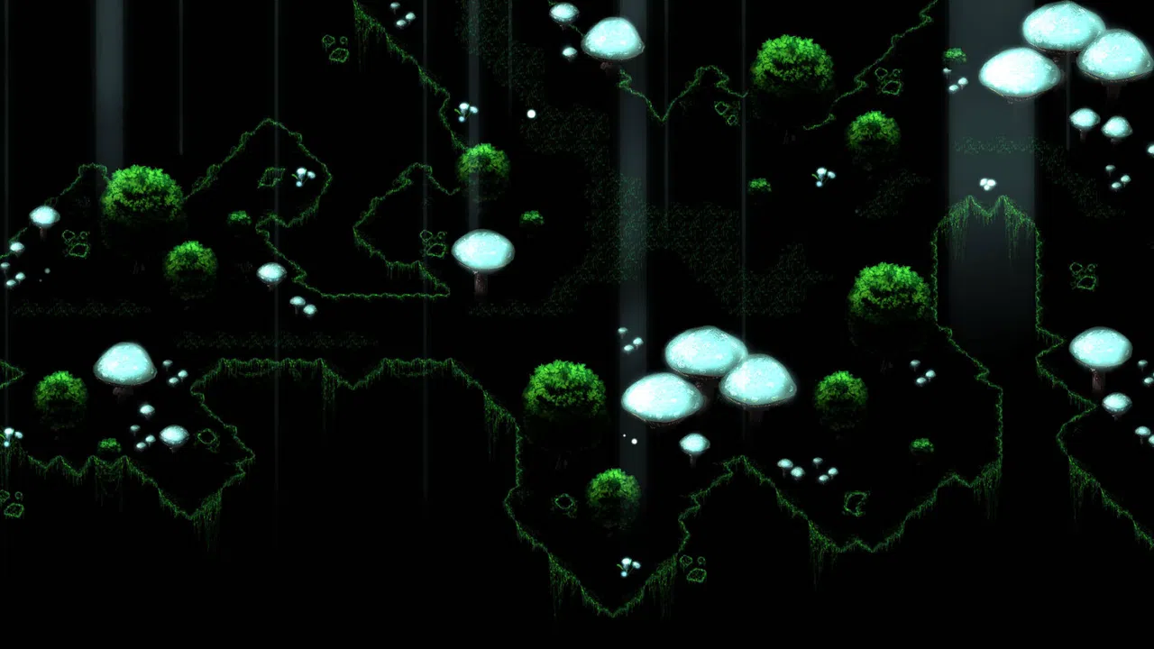 RPG Maker MV - KR Phosphor Forest Tileset Screenshot 1