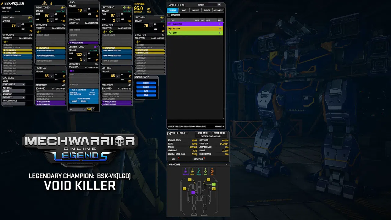 MechWarrior Online™ - Void Killer and War Ghoul Legendary Mech pack Screenshot 1
