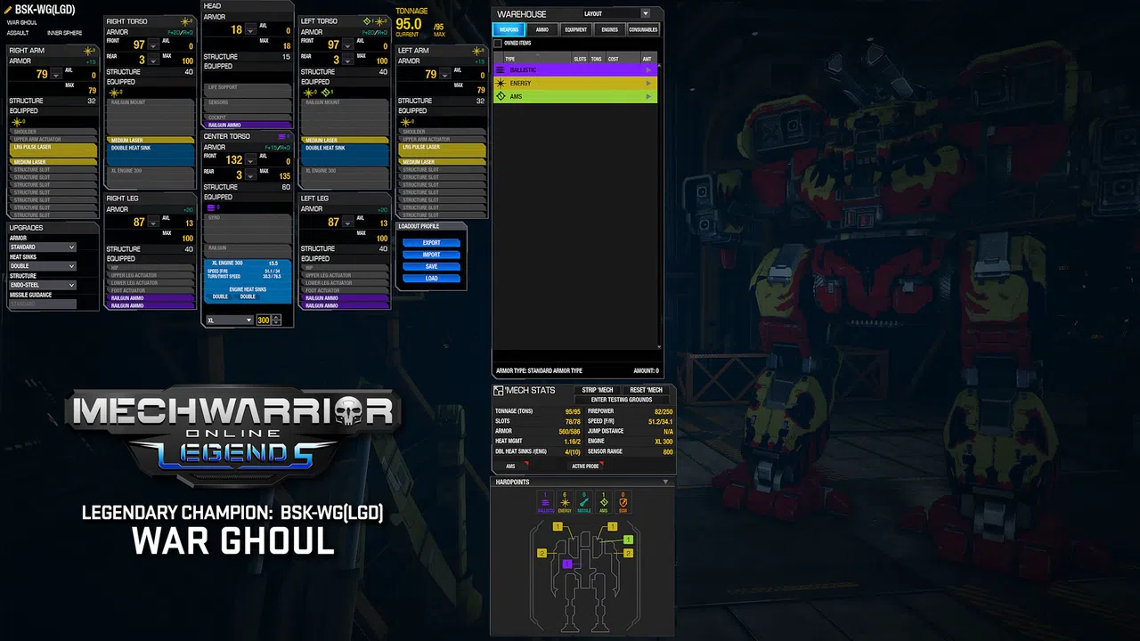 MechWarrior Online™ - Void Killer and War Ghoul Legendary Mech pack Screenshot 3