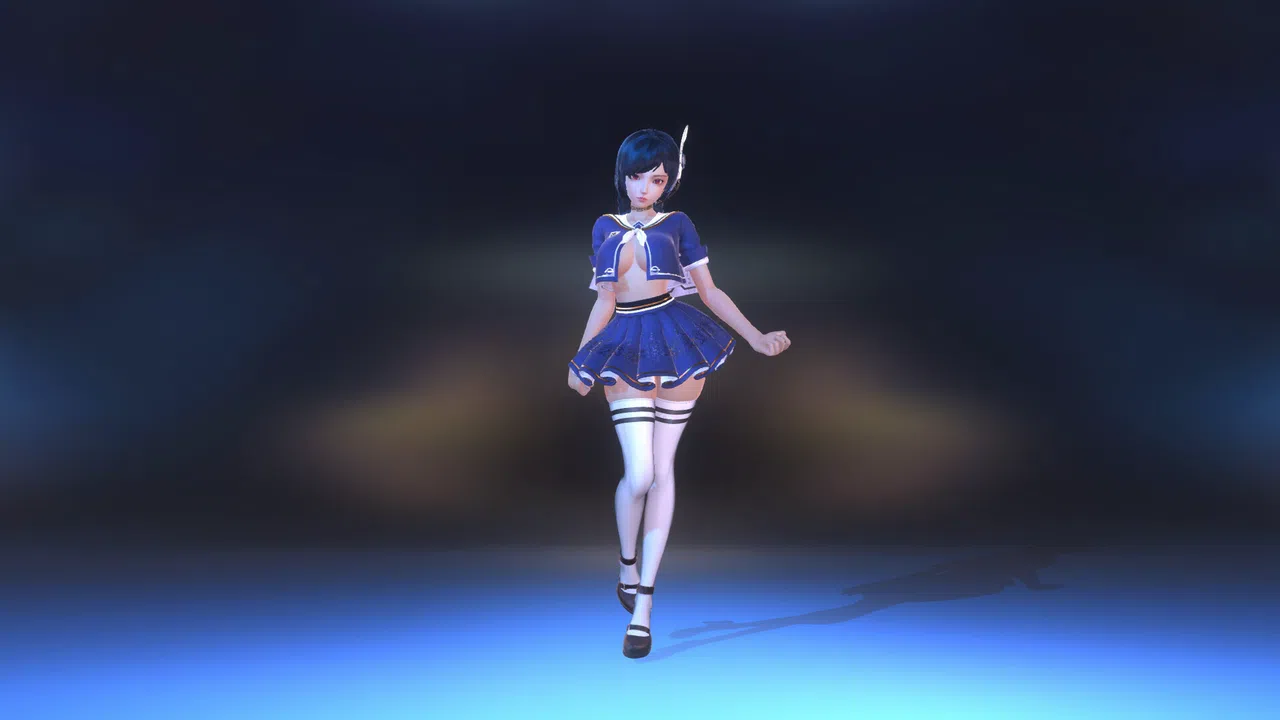 Angel Legion-DLC Judgment Maiden (Blue) Screenshot 3