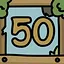 Fifty cats icon