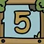 Five cats icon