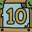 Ten cats icon