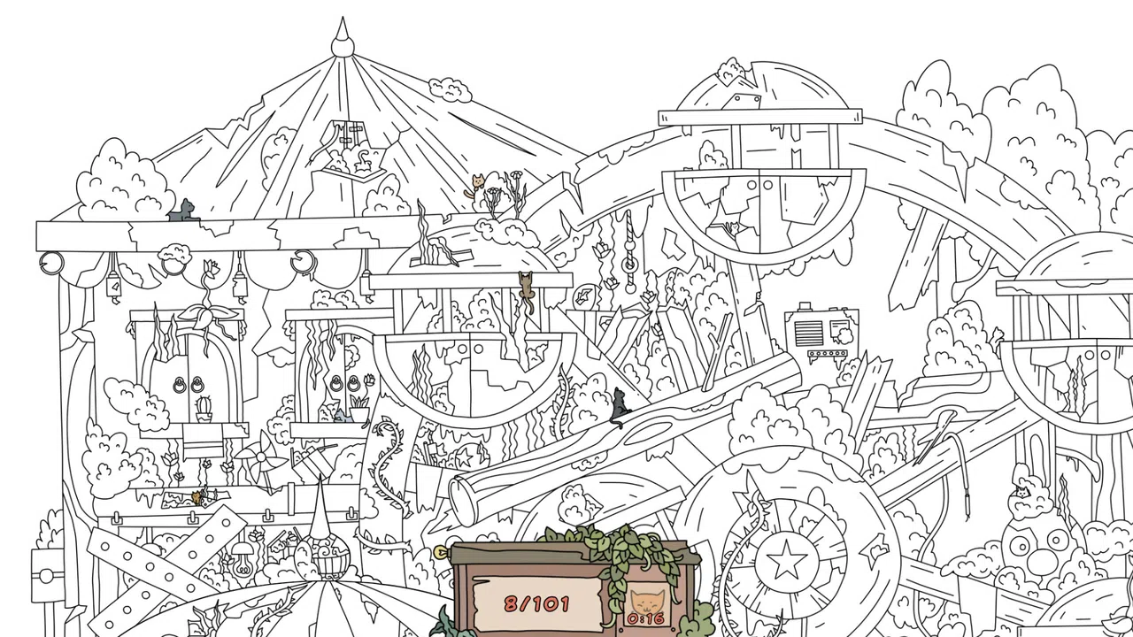 Hidden Cats: Old Amusement Park Screenshot 6
