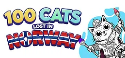 100 Cats Lost in Norway Find & Color