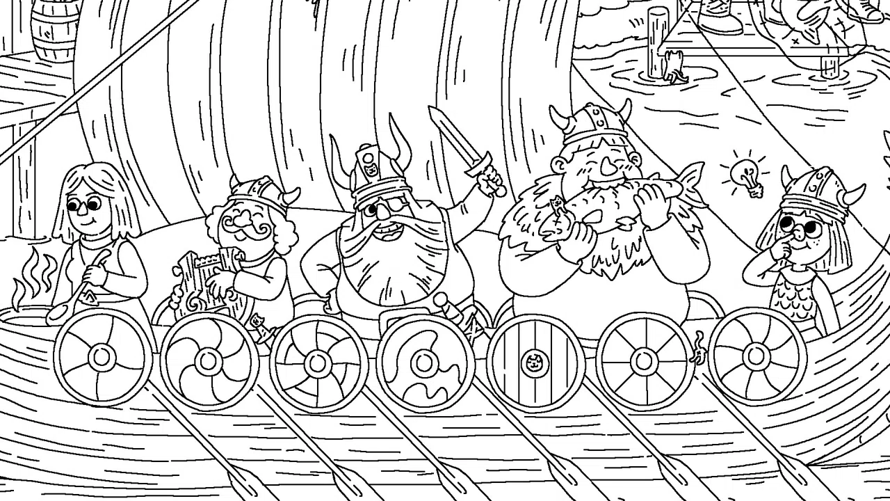 100 Cats Lost in Norway Find & Color Screenshot 0